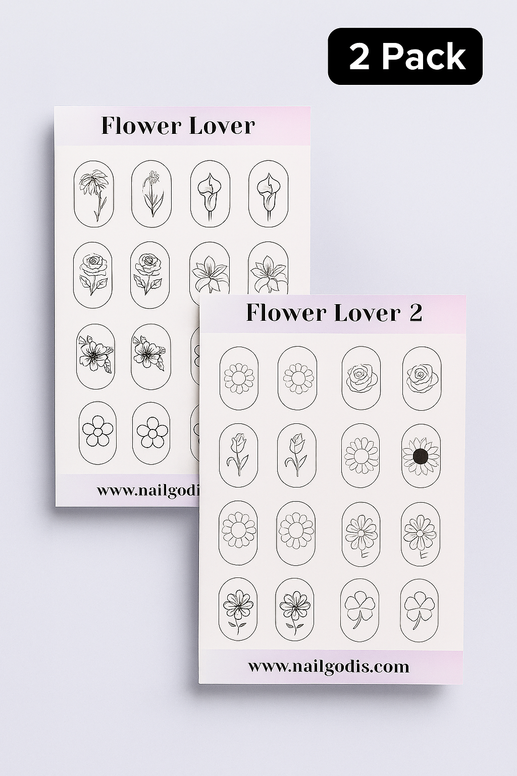 Flower Color-Me  Decals